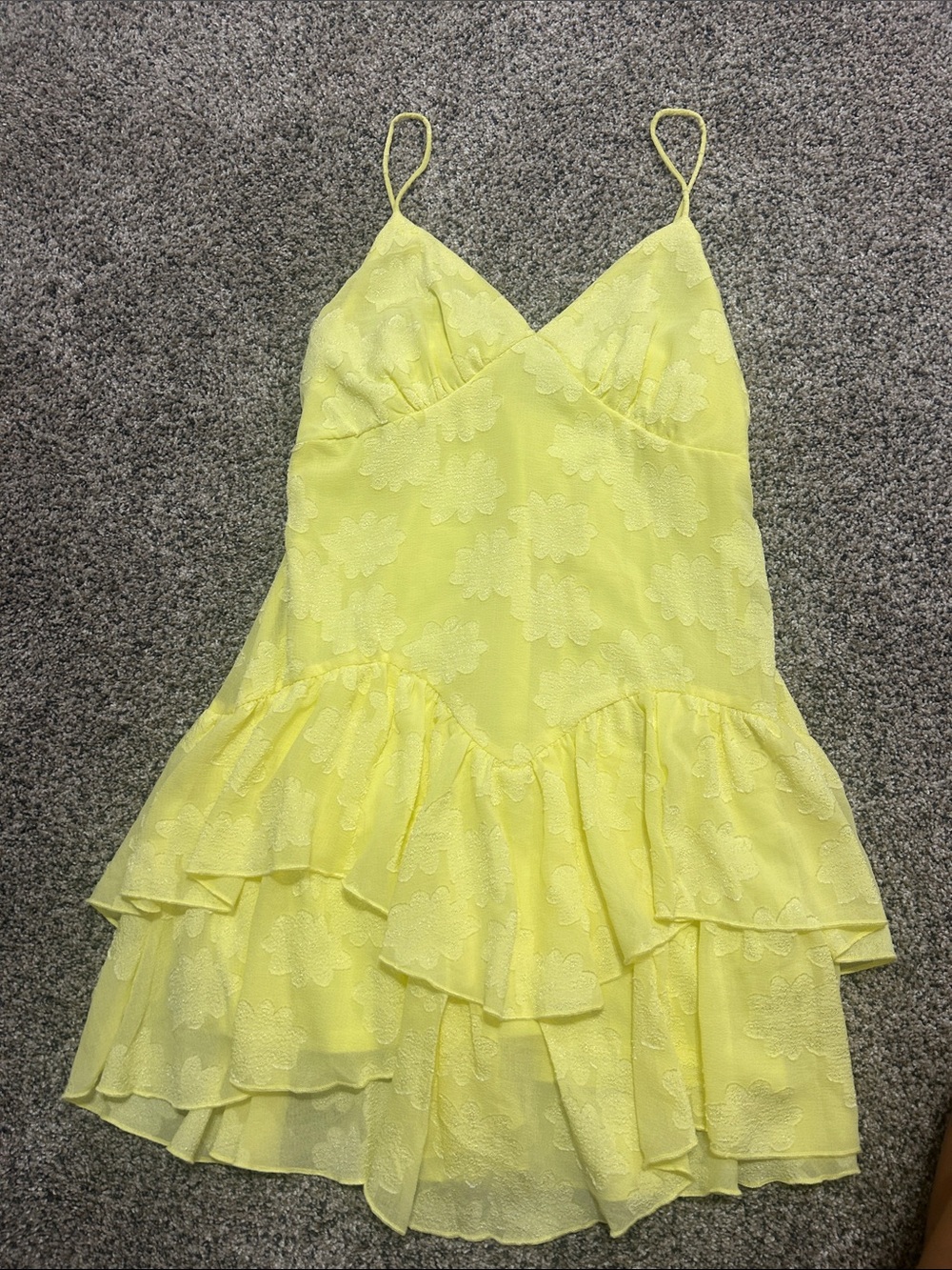 wild fable Yellow Floral Mini Dress
